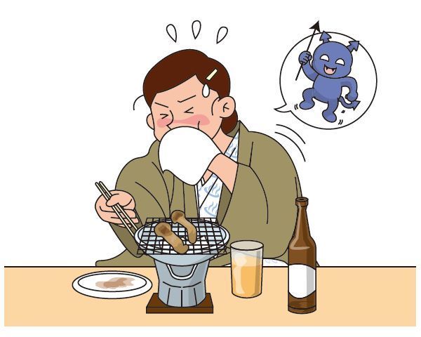 宿泊業食事の提供後