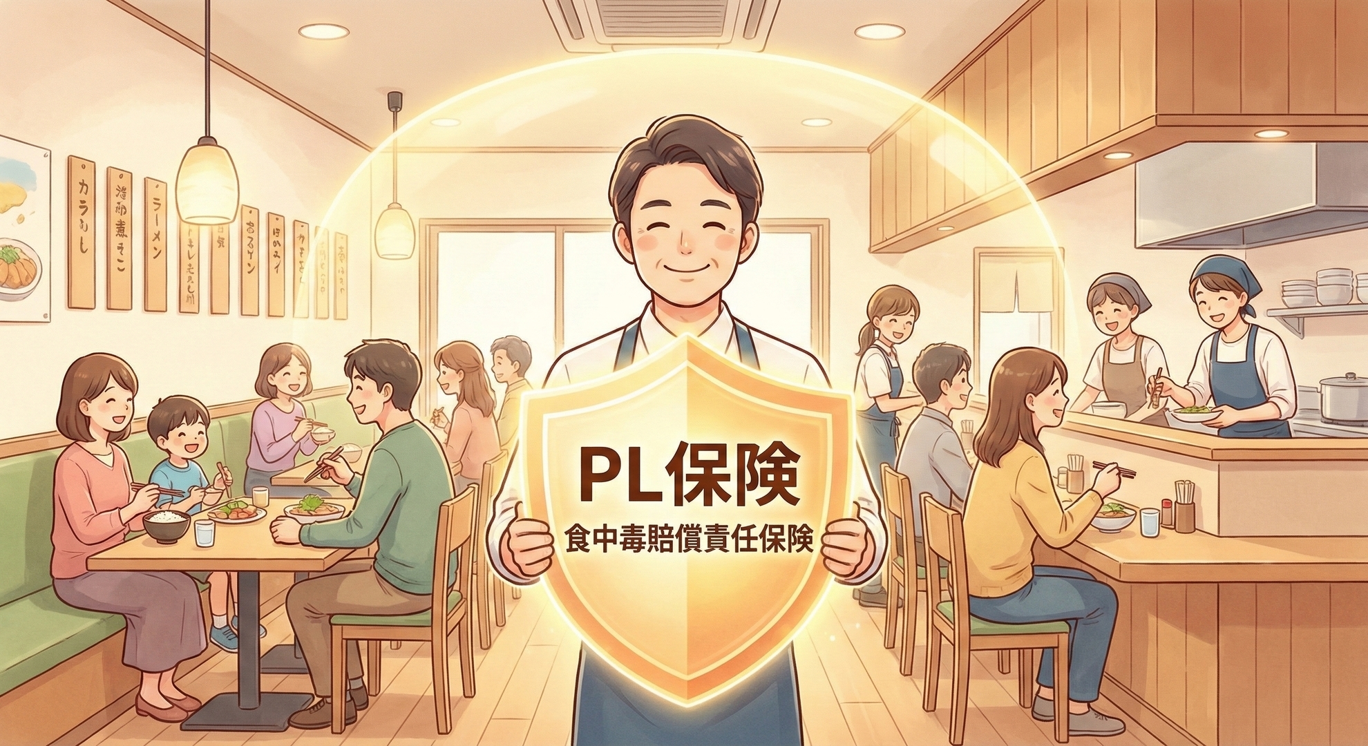 「PL保険」や「食中毒賠償責任保険」は、あなたのお店とお客様、そして従業員の生活を守るための命綱