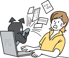 情報漏えいのリスク事例（ウイルス感染や個人情報流出）